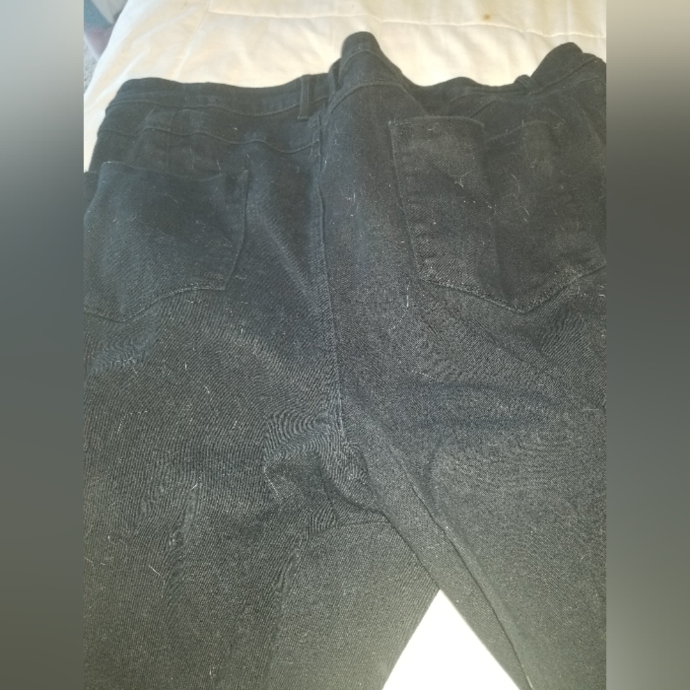 Black Pants With Button Detailing - image 4